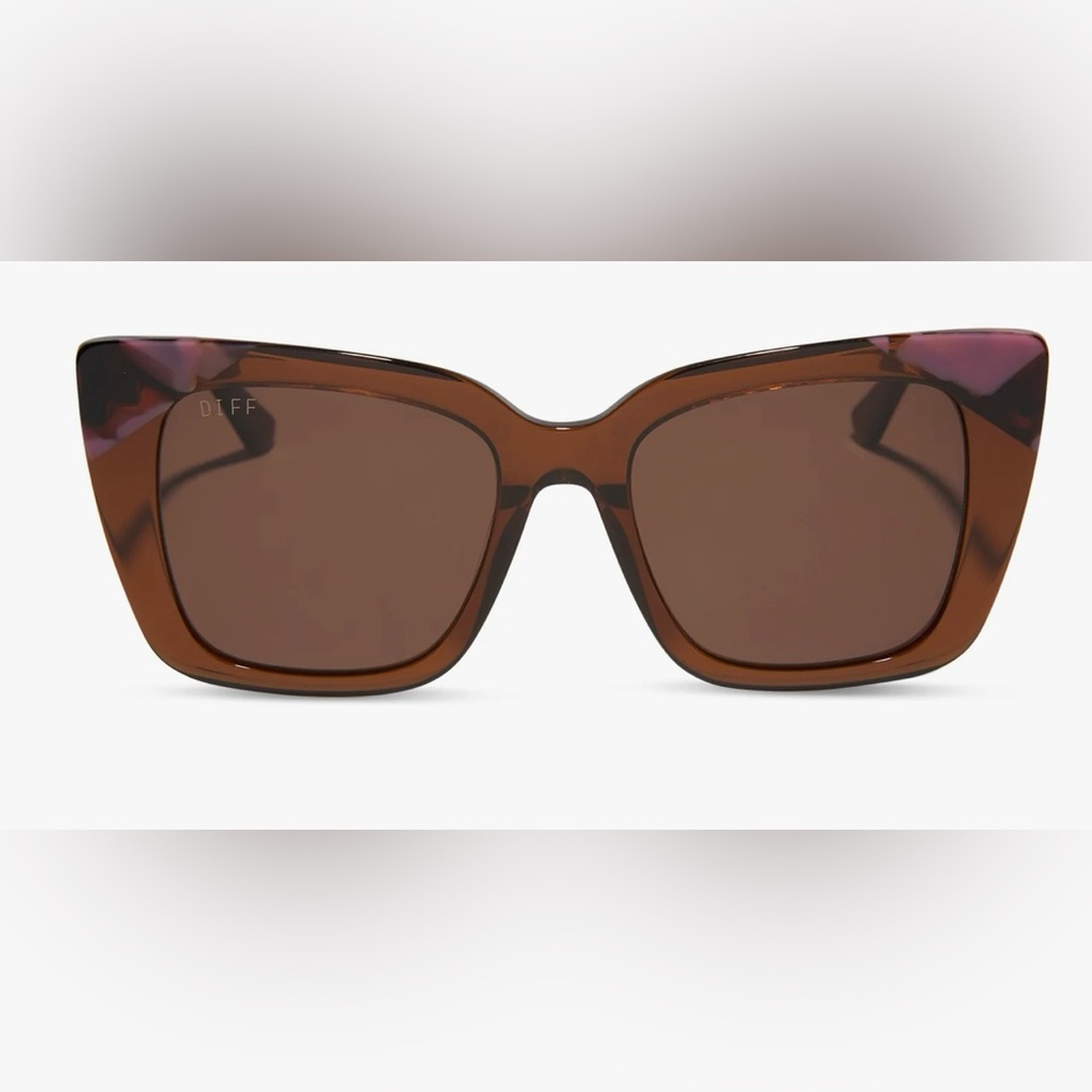 Brown Cat-Eye Sunglasses